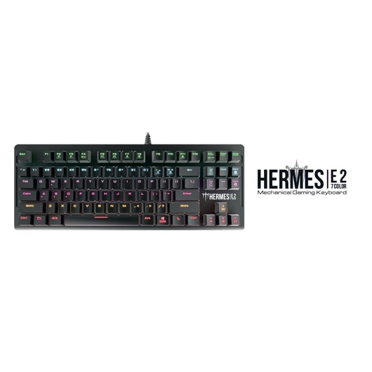 Gamdias Hermes E2 Gamer billentyűzet fekete (Brown Switch)