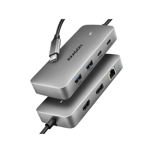 HUB AXAGON HMC-CUB83X2 USB-C 3.2 Gen 2, 10Gbps 2x USB-A + 1x USB-C, 1x HDMI 4K 60Hz+1x DP 4K