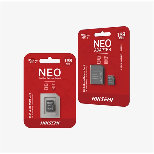 HIKSEMI Memóriakártya MicroSDHC 16GB Neo CL10 92R / 10W UHS-I + Adapter (HIKVISION)
