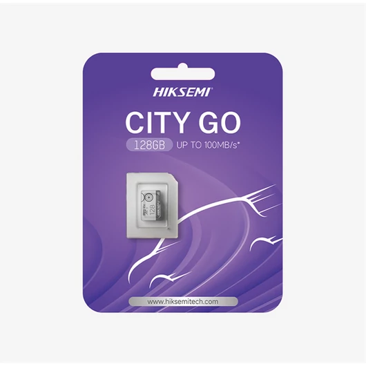 HIKSEMI Memóriakártya MicroSDXC 128GB City Go CL10 100R / 85W UHS-I V30 (HIKVISION)