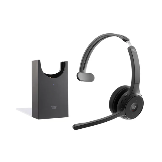 HEADSET 721 WIRELESS SINGLE+STAND CARBON BLACK USBA B