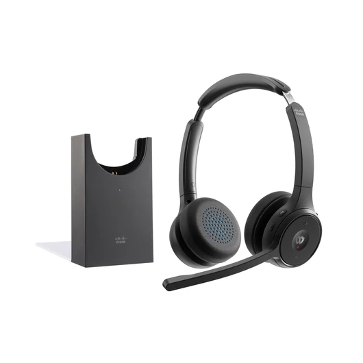 HEADSET 722 WIRELESS DUAL+STAND CARBON BLACK USBA BUNDLE