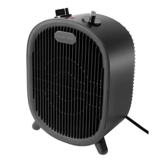 NORDIC HOME HTR-521 Hősugárzó, extra halk,  fűtés nélküli ventilátor funkcióval, túlmelegedés elleni védelem