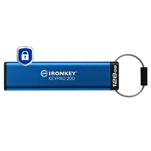 128GB IRONKEY KEYPAD200 AES-256 ENCRYP FIPS 140-3 LVL 3(PENDING)