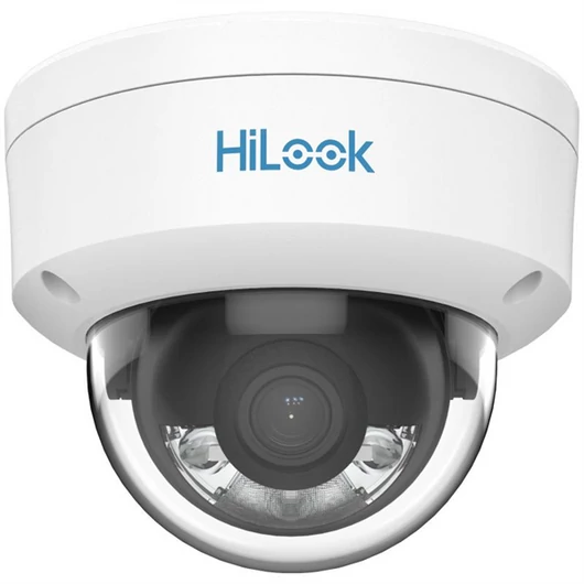 HiLook IP dómkamera - IPC-D129HA (2MP, 2,8mm, kültéri, H265 + , IP67, IK10, LED30m, ICR, DWDR, PoE)