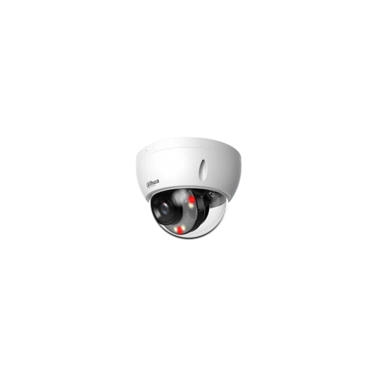 Dahua IP dómkamera - IPC-HDBW2649E-S-IL (DualLight, 6MP, 2,8mm, H265 + , IL + IR30m, IP67, ICR, IK10, SD, PoE, mikrofon)