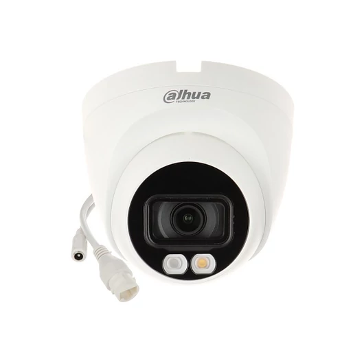 Dahua IP turretkamera - IPC-HDW1439V-A-IL (4MP, 3,6mm, kültéri, H265 + , IP67, IR30m + LED20m, ICR, DWDR, 3DNR, PoE, mikr.)