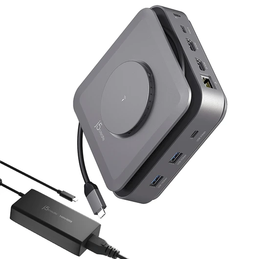 USB-C DOCK DUAL 4K HDMI GAN 140W PD3.1 POWER ADAPTER
