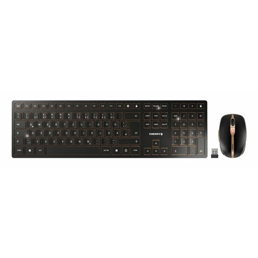 CHERRY DW 9100 SLIM KEYBOARD AND MOUSE SET BLACK-BRO