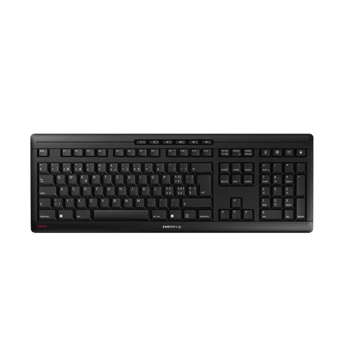 CHERRYSTREAMBLACK KEYBOARD WIRELESS USB SWISS