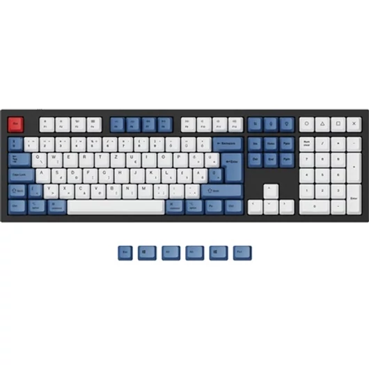 Keychron Q3 & Q4 & Q6 & K8 magyar billentyűkészlet kék