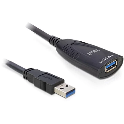 Delock USB 3.0 A M / F adatkábel hosszabbító 5m aktív