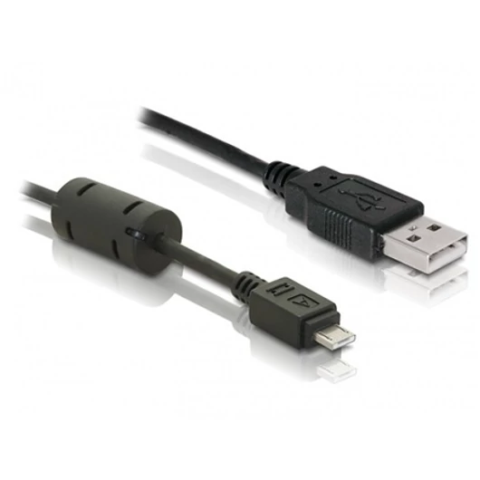 Delock USB 2.0 A -> USB 2.0 micro A M / M adatkábel 1m fekete