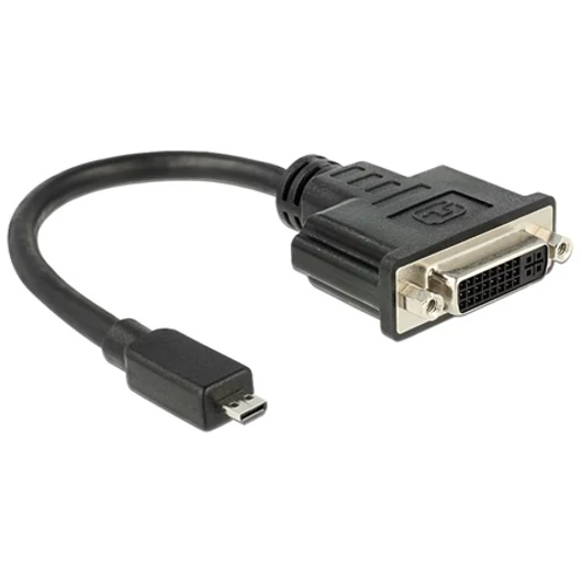 Delock HDMI micro D -> DVI-D M / F adapter 0.2m