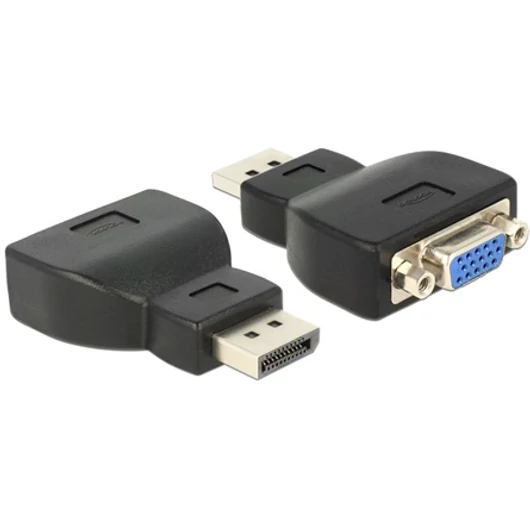 Delock Displayport -> VGA M / F adapter fekete