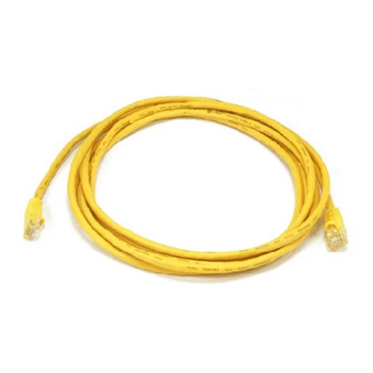 OEM RJ45 CAT6 UTP M / M adatkábel 1m LSOH sárga