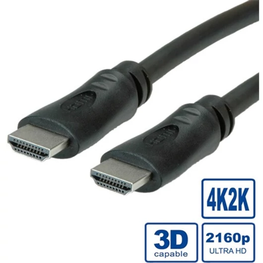 OEM HDMI 2.0 M / M video jelkábel 5m fekete