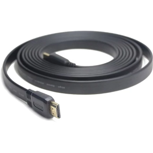 Gembird HDMI 1.4 M / M video jelkábel 1m fekete lapos