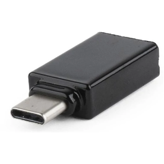 Gembird USB-C -> USB 2.0 A M / F adapter fekete