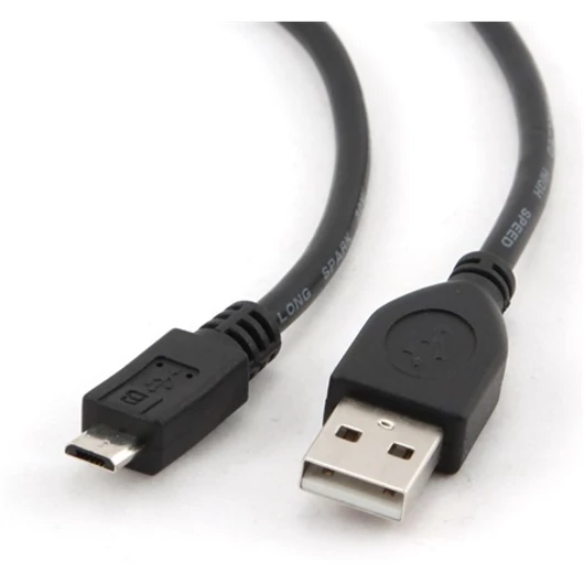 Gembird USB 2.0 A -> USB 2.0 micro B M / M adatkábel 1.8m fekete