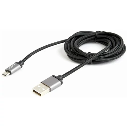 Gembird USB 2.0 A -> USB 2.0 micro B M / M adatkábel 1.8m ezüst