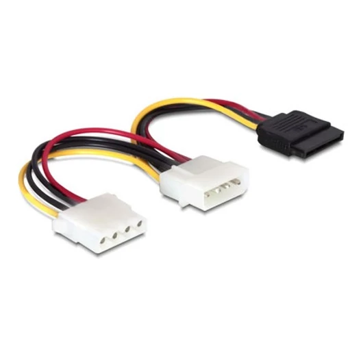 Delock Molex Power 4pin -> SATA Power Molex Power 4pin M / F adapter