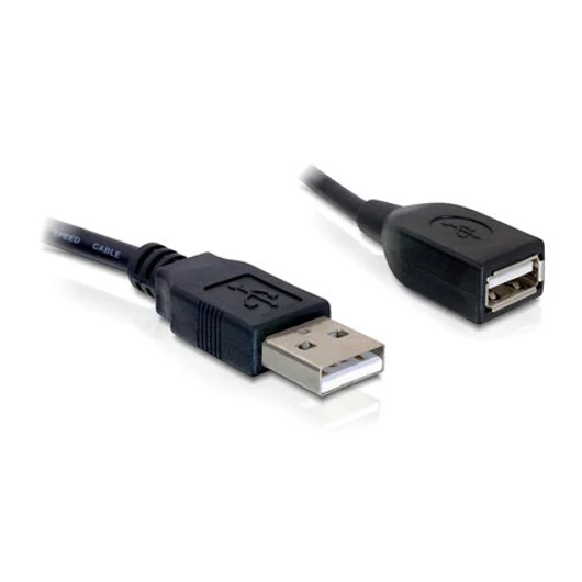 Delock USB A M / F adatkábel 0.15m