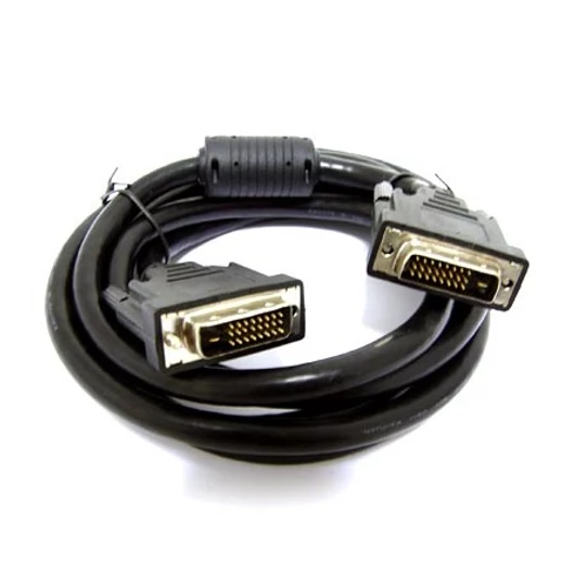 OEM DVI-D M / M video jelkábel 3m dual link fekete