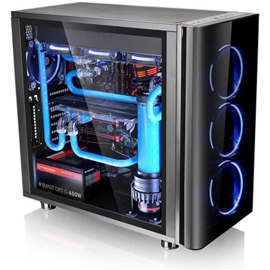 Thermaltake View 31 Tempered Glass Edition táp nélküli ATX számítógépház fekete