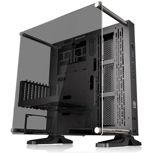 Thermaltake Core P3 Tempered Glass Edition táp nélküli ablakos ATX számítógépház fekete