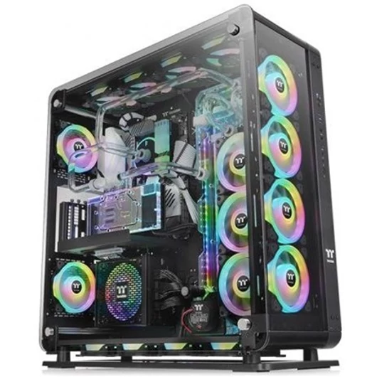 Thermaltake Core P8 Tempered Glass táp nélküli E-ATX számítógépház fekete