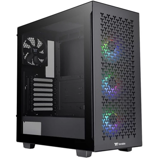 Thermaltake V350 TG ARGB Air táp nélküli ablakos ATX számítógépház fekete