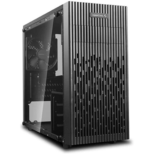 DeepCool MATREXX 30 táp nélküli ablakos mATX számítógépház fekete