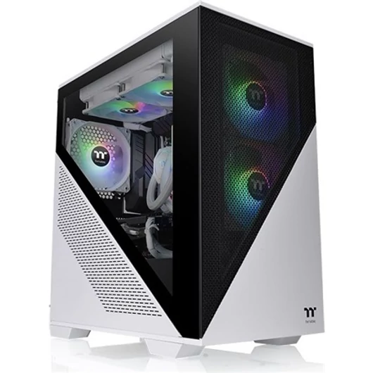 Thermaltake Divider 170 TG ARGB Snow / White / Win / SPCC / Tempered Glass*1 / 120mm ARGB PWM Fan*2