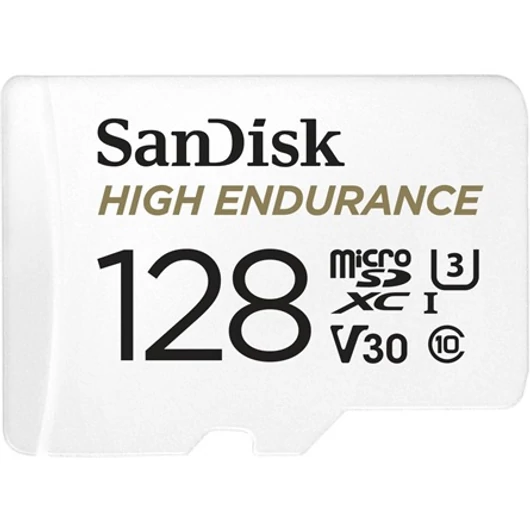 Sandisk 128GB SD micro (SDXC Class 10 UHS-I U3) High Endurance memória kártya