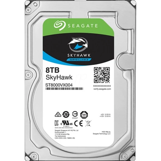 Seagate SkyHawk 8TB 7200rpm 256MB SATA3 3,5" HDD