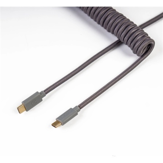 Keychron Coiled Type-C Cable -Grey