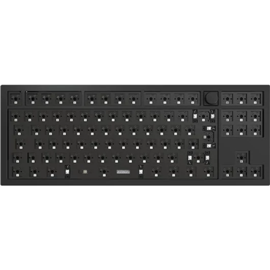 Keychron Q3 Swappable RGB Backlight Knob ISO Barebone - fekete