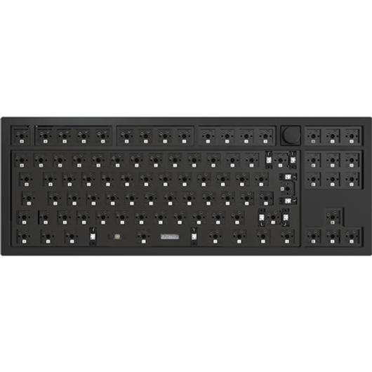 Keychron Q3 Swappable RGB Backlight Knob ISO Barebone - fekete