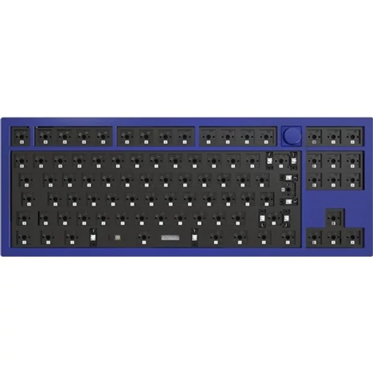 Keychron Q3 Swappable RGB Backlight Knob ISO Barebone - kék