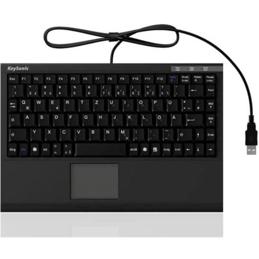 KeySonic ACK-540U+ USB angol (US) billentyűzet fekete