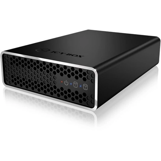 Raidsonic ICY BOX IB-RD2253-U31 External Raid 2x 2,5" S-ATA merevlemezhez USB3.0 külső ház fekete