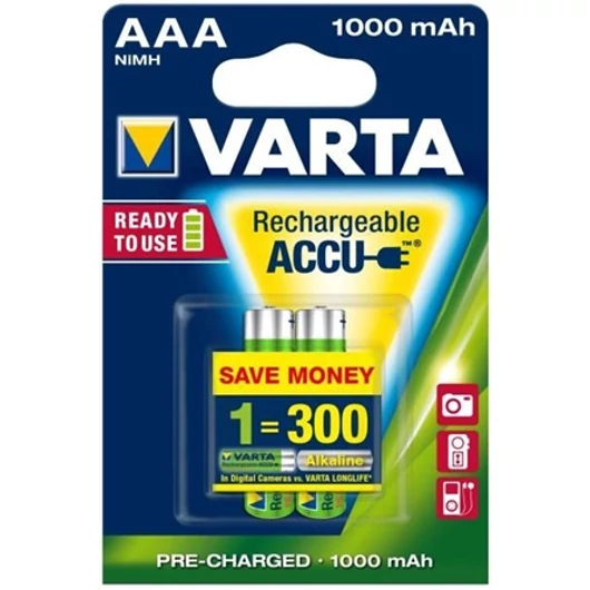 VARTA Ready2Use AAA (HR03) 1000mAh akku 2db / bliszter