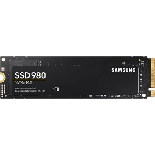 Samsung 980 1TB PCIe x4 (3.0) M.2 2280 SSD fekete