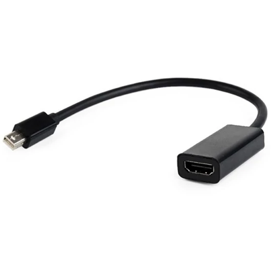 Gembird Displayport mini -> HDMI M / F adapter 0.2m fekete