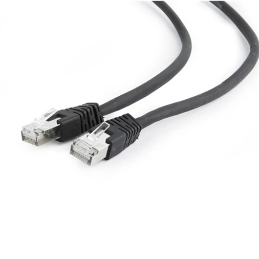 Gembird RJ45 CAT6A SFTP - RJ45 CAT6A SFTP M / M adatkábel 3m fekete LSZH