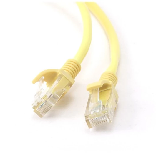 Gembird RJ45 CAT6 UTP M / M adatkábel 0.25m sárga