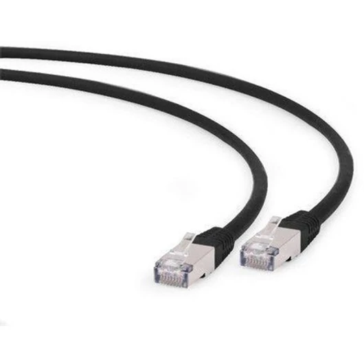 Gembird RJ45 CAT6A FTP M / M adatkábel 0.5m fekete LSZH