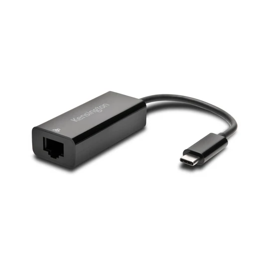 A Kensington CA1100E USB-C – Gigabit Ethernet adapter stabil vezetékes kapcsolatot biztosít az internethez vagy intranethez plug and play csatlakozással a legújabb USB-C és Thunderbolt 3 eszközök számára. A legújabb, Ethernet-port nélküli laptopok tökélet