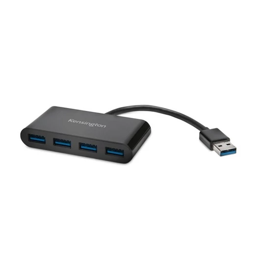 KENSINGTON USB Hub (UH4000 USB 3.0 4-Port Hub for Windows and Mac)